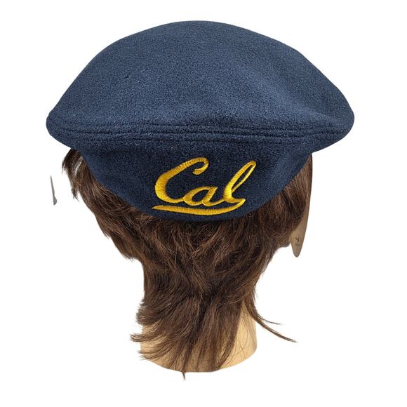 UC CAL BERKLEY x CPC III, INC. VINTAGE 80\'s NAVY WOOL BLEND FLAT CAP SIZE 7 1/2 main image 9